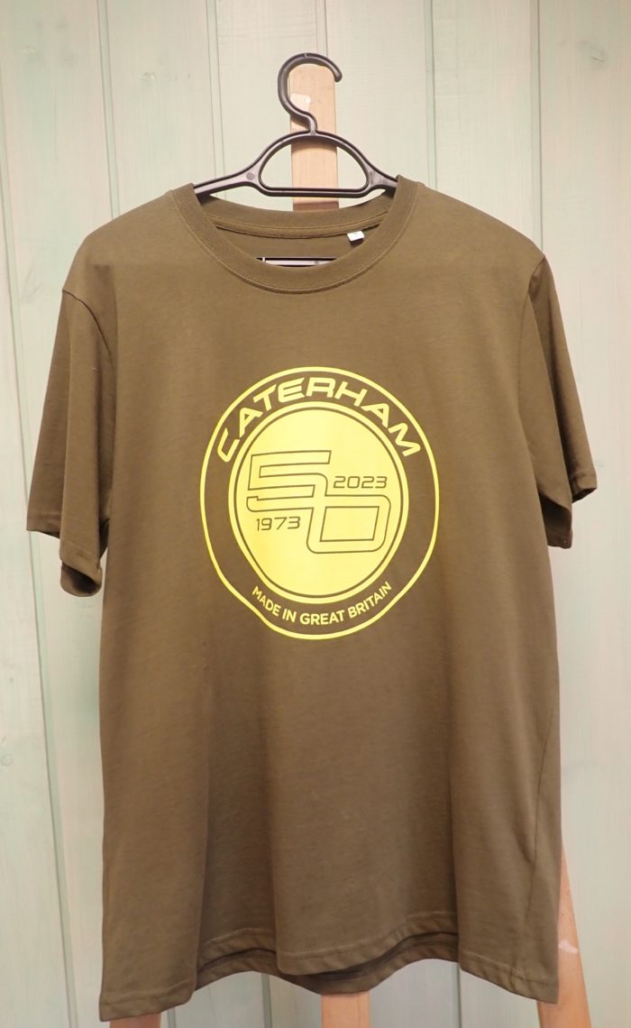 Tee-shirt Kaki 50 ans Caterham