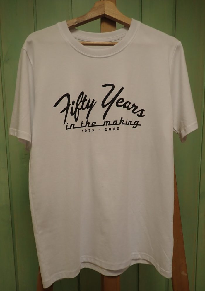 Tee-shirt blanc 50 ans Caterham Fifty years