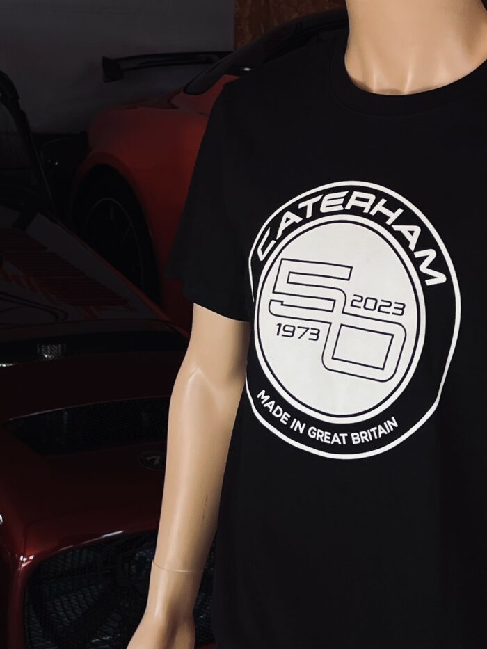 Tee-shirt Noir 50 ans Caterham – Image 2