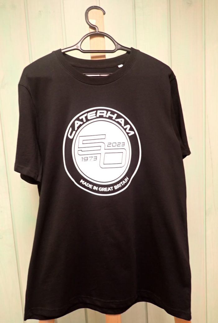 Tee-shirt Noir 50 ans Caterham